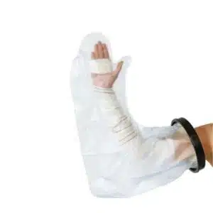 Skydd för gipsad arm lång används över gips – redo för dusch