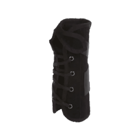 Handledsortos med snörning – svart modell Handledsortos i svart med snörning och förstärkt konstruktion.