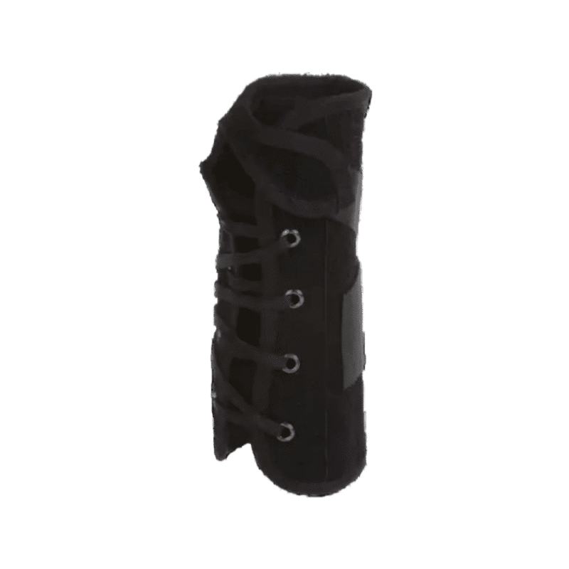 Handledsortos med snörning – svart modell Handledsortos i svart med snörning och förstärkt konstruktion.