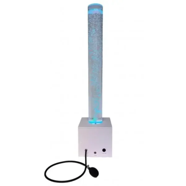 a white rectangular object with a black cord