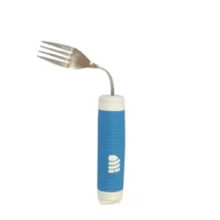 Bendable fork with easy-grip handle, portrait view