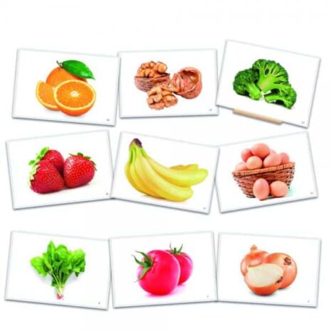 Fotokort Mat. a collection of different foods