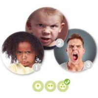 a group of people making faces