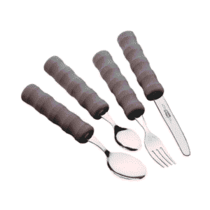 a spoon and fork with handles