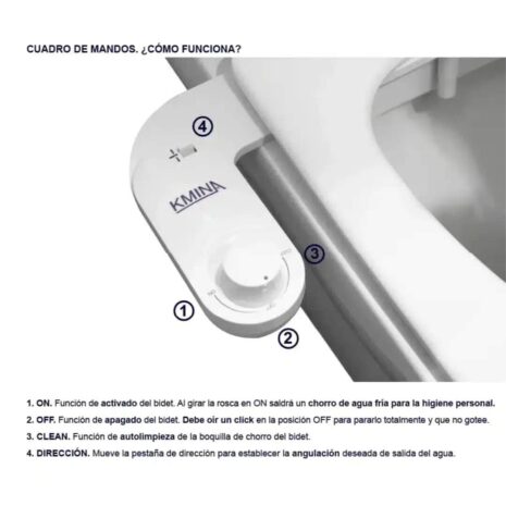 Bruksanvisning hygienmunstycke toalett Hygienmunstycke Instruktioner för installation av hygienmunstycke med bidéfunktion till toalett