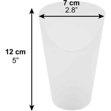 blob-4-12.jpg Näsmugg Vit plastmugg med mått angivna