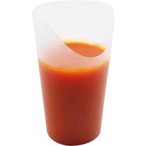 blob-5-14.jpg Näsmugg Röd juice i genomskinlig kopp