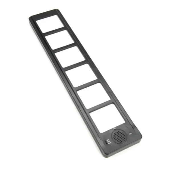a rectangular object with white squares