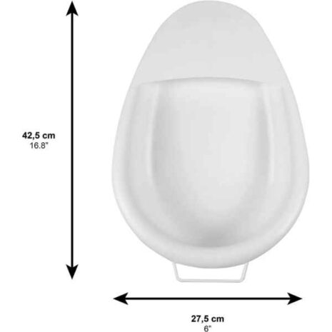 blob-3-63.jpg Sängbäcken a white toilet with measurements