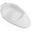 Sängbäcken a white plastic baby bathtub