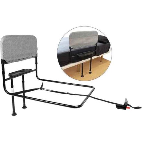 blob-2-70.jpg Sänggrind a bed frame with a seat attached to it