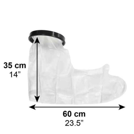 Mått på skydd för gipsad arm lång Skydd för gipsad arm lång med mått 35 x 60 cm – översiktsbild
