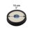 Skydd för gipsad underarm a black circle with a white circle with a blue circle in the middle