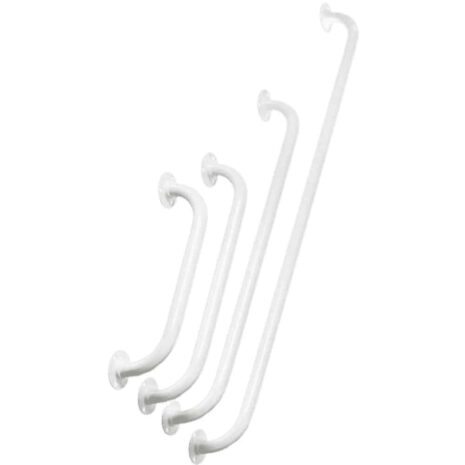 Stödhandtag 30 cm. a group of white shower hooks