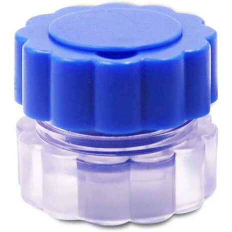 blob-5-52.jpg Tablettkrossare a blue and clear plastic container with a blue cap