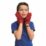 Sensoriska Vantar. a young boy wearing gloves