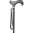 Handtag på hopfällbar promenadkäpp med handledsrem