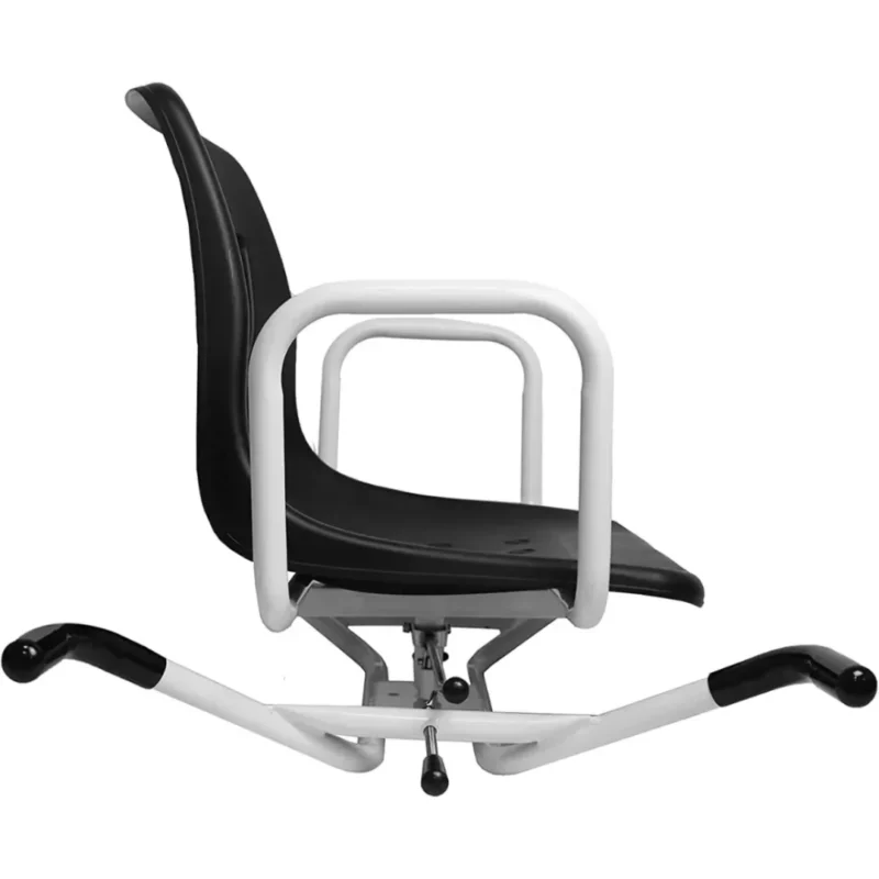 Integrerat ryggstöd Ryggstöd och armstöd på roterande badkarsstol