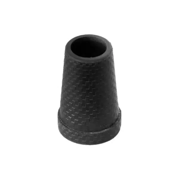 Rubber dip shoe for walking stick with grip-safe structure