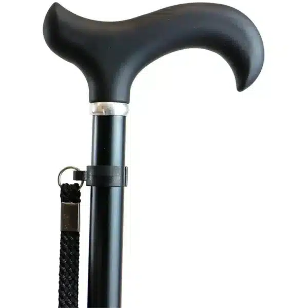 Adjustment mechanism and wrist strap on the top of the stick