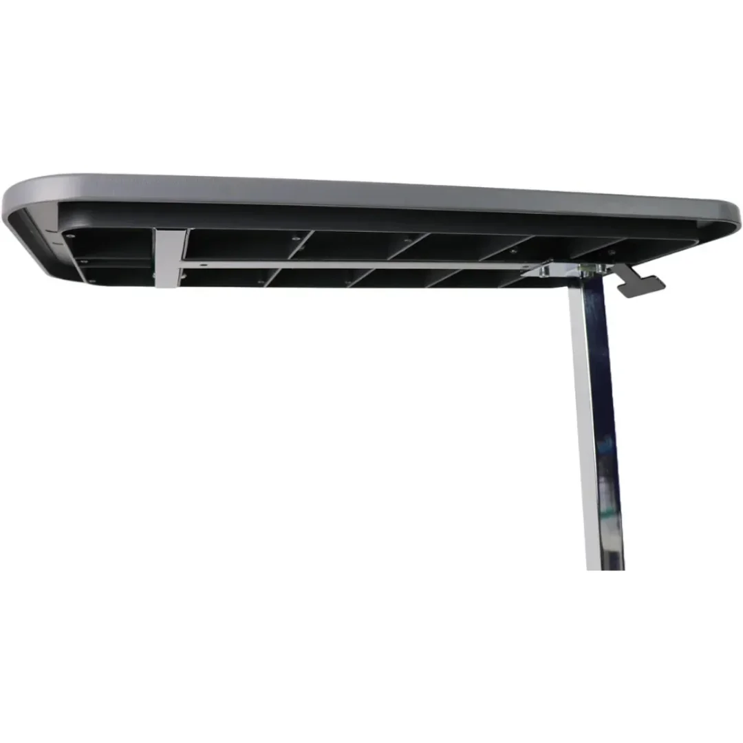 Undersida av höj- och sänkbart bord med hjul