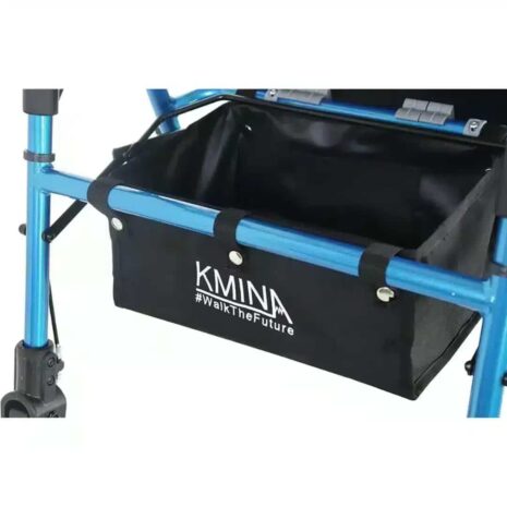 Rymlig korg för förvaring Rullator och rullstol i ett Korg med dragkedja på rollator och rullstol i ett – 15 kg kapacitet