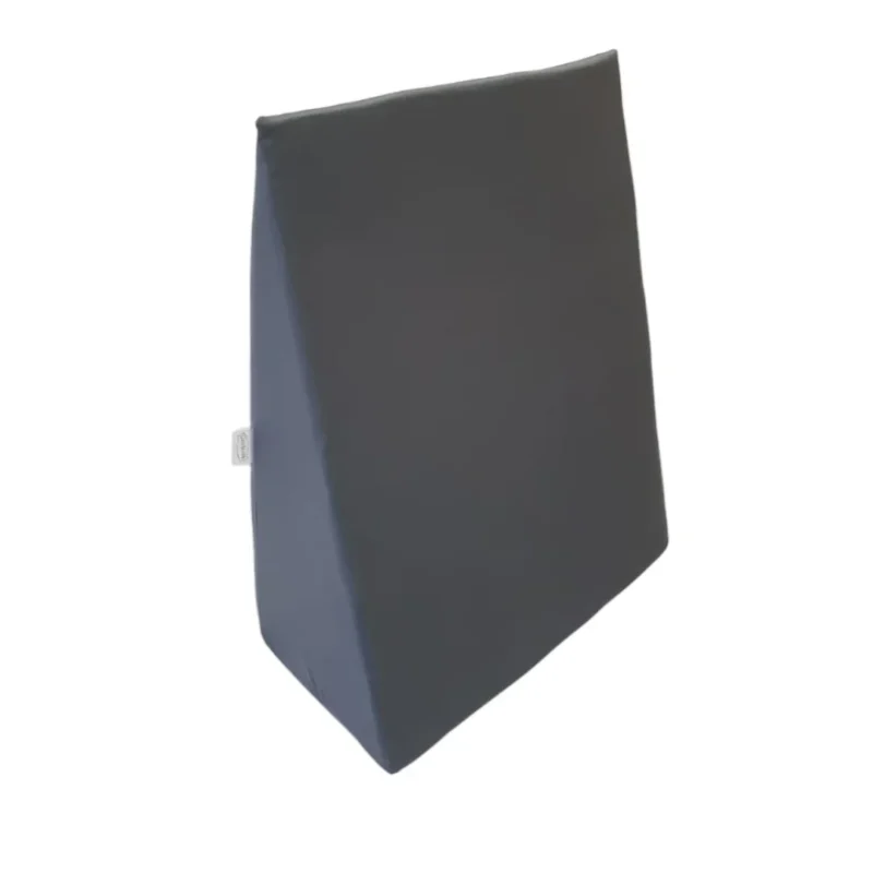 Blå kilkudde stående på kortsida Kilkudde för flera positioner blå stående på kant