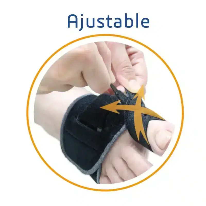 Kardborrejustering för individuell passform Justering av Hallux Valgus korrigerare höger med kardborreband