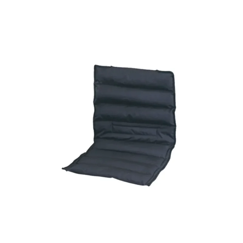 Sitt och ryggdyna i ett svart vadderad 85×45×5 cm