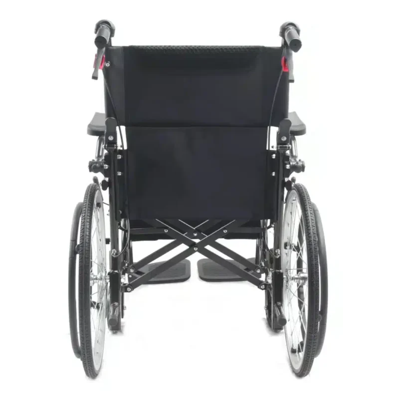 Rullstol modell 2242 bakifrån Lättvikts rullstol modell 2242 bakifrån