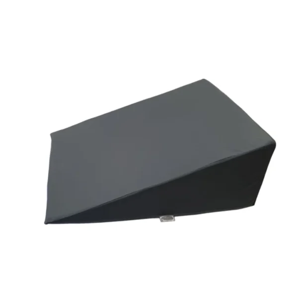 Multi-position wedge pillow blue low angle