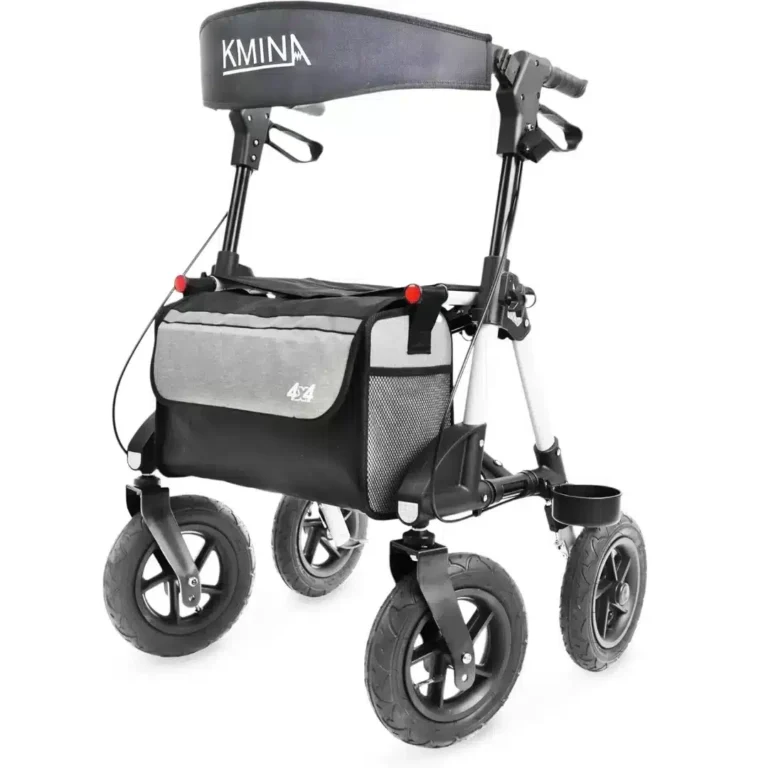 Rullator med stora hjul för alla underlag 4x4