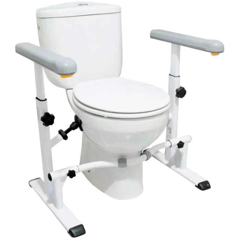 Stödhandtag för toalett Stödhandtag för toalett KMINA monterad på toalett