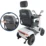elscooter terränggående för vuxna sedd bakifrån
