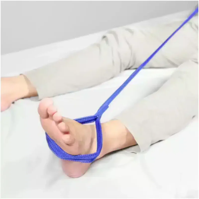 Benlyftrem placerad runt fot