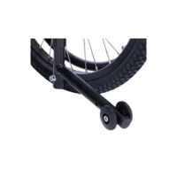 Anti-tip device mounted on the wheelchair's rear frame
