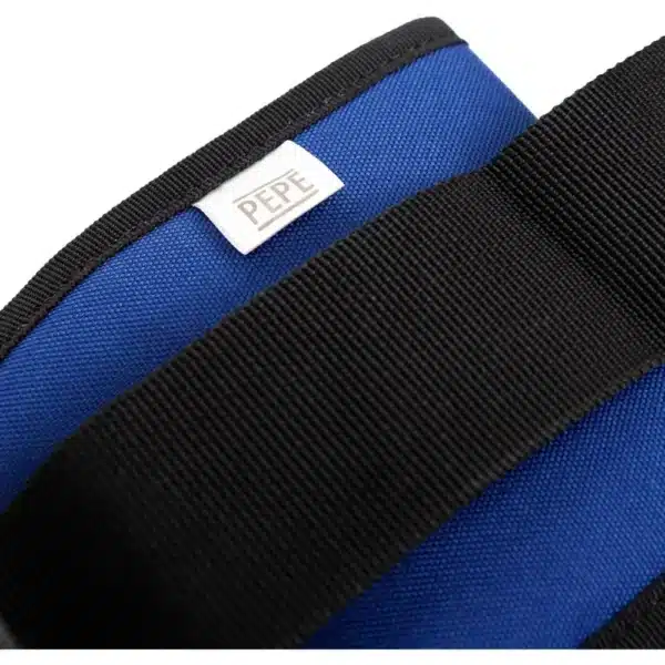 Close-up of Velcro straps for transfer belt with handle