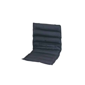 Sitt och ryggdyna i ett svart vadderad 85×45×5 cm