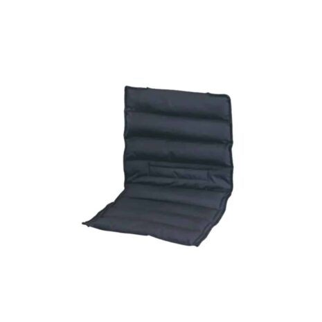 Sitt och ryggdyna i ett svart vadderad 85×45×5 cm