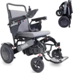 Elektrisk rullstol k10075 hopfällbar konstruktion i aluminium