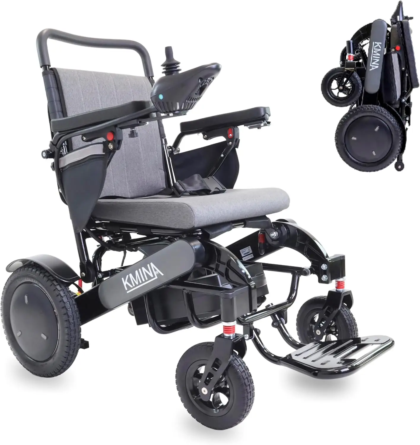 Elektrisk rullstol K10075 hopfällbar konstruktion i aluminium