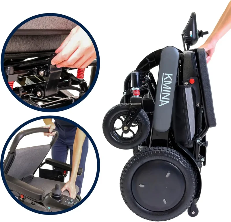 Elektrisk rullstol K10075 hopfälld Elektrisk rullstol K10075 hopfälld för transport