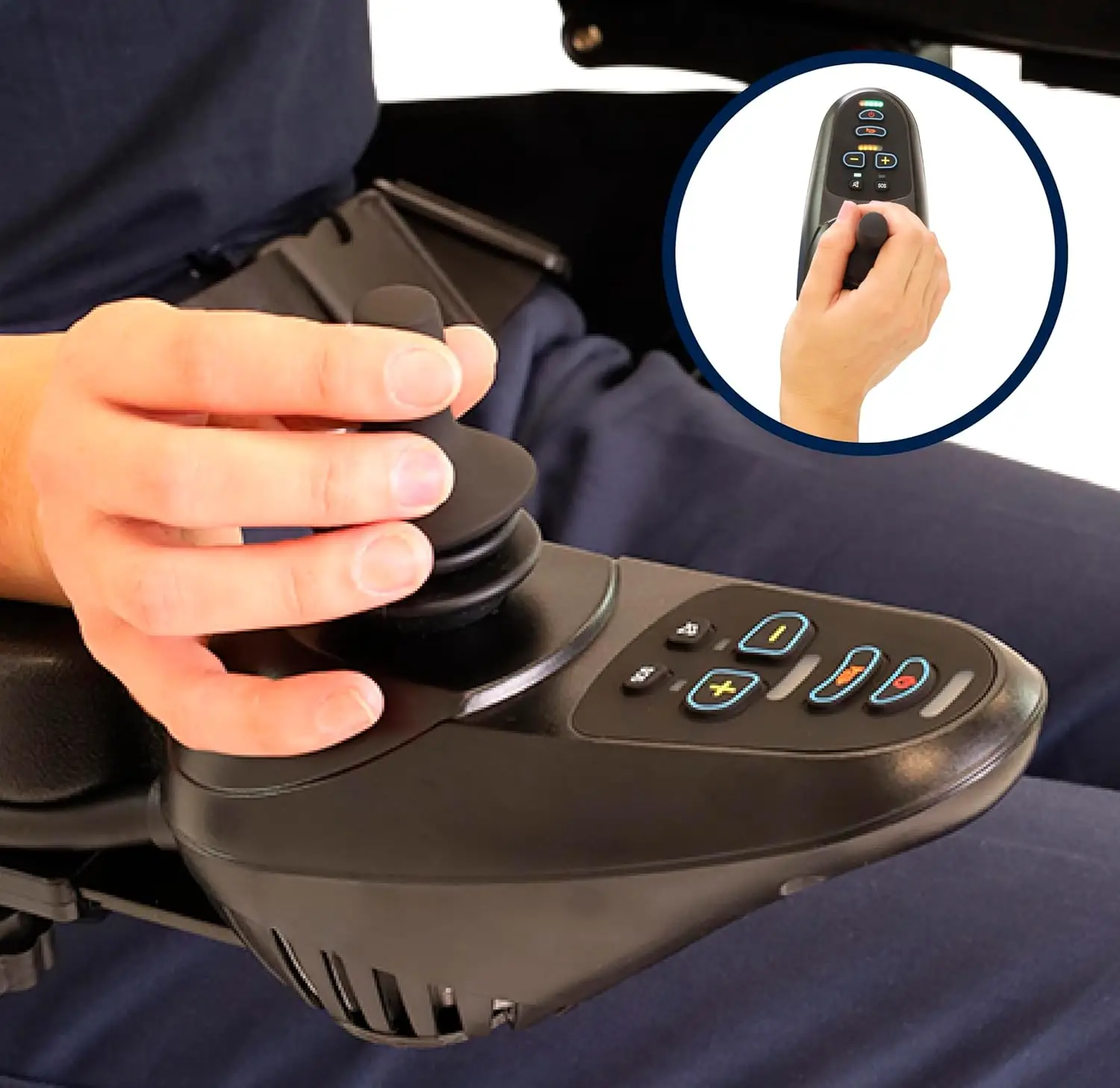 Elektrisk rullstol K10075 joystick med kontrollpanel