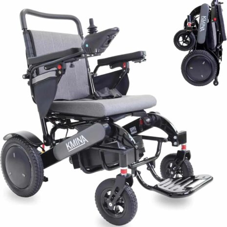 Elektrisk rullstol K10075 hopfällbar konstruktion i aluminium
