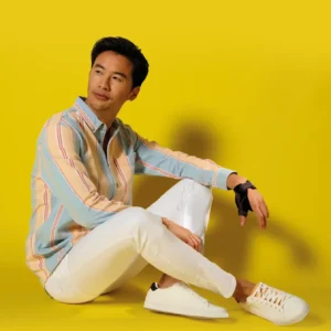 Ligaflex Rhizo höger storlek 1 i användning sittande