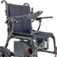 Elektrisk rullstol kolfiber detaljerad konstruktion
