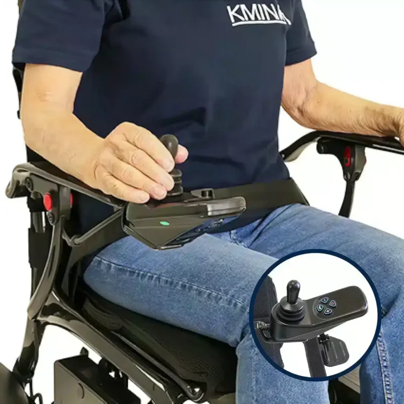 Joystickkontroll elektrisk rullstol kolfiber Elektrisk rullstol kolfiber joystickkontroll