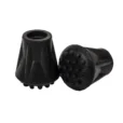 Doppsko gummi för käpp svart 25 mm