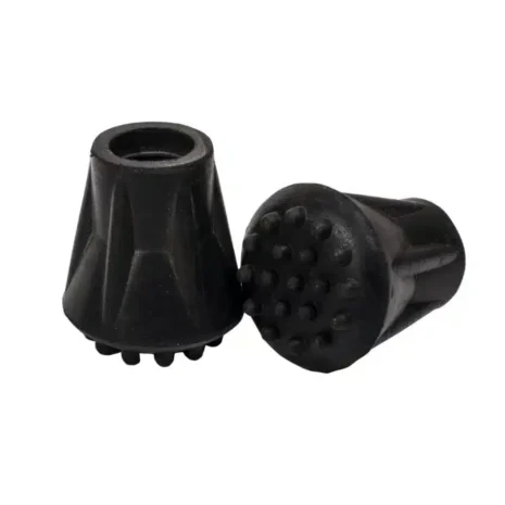 Doppsko gummi för käpp svart 25 mm