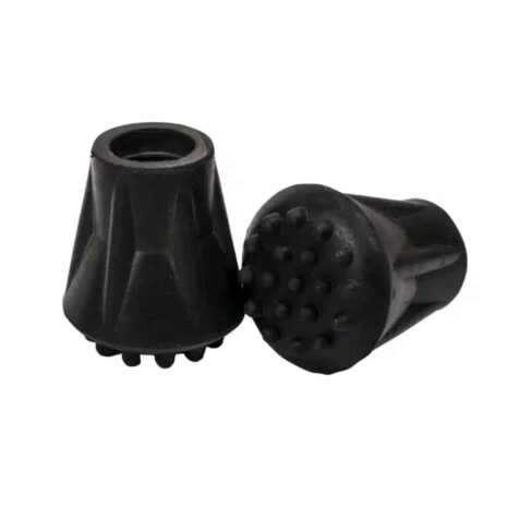 Doppsko gummi för käpp svart 25 mm